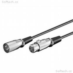PremiumCord Kabel XLR-XLR M, F 6m