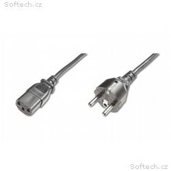 PremiumCord napájecí kabel 240V, délka 2m CEE7 pří