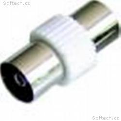 PremiumCord TV antenní spojka IEC 75 Ohm F, F