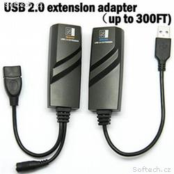 PremiumCord USB 2.0 extender po Cat5, Cat5e, Cat6 