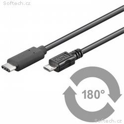 PremiumCord Kabel USB 3.1 konektor C, male - USB 2