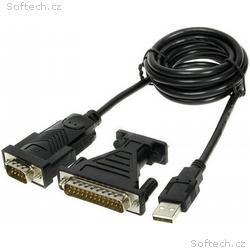 PremiumCord USB 2.0 - RS 232 převodník s kabelem