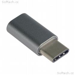 PremiumCord Adaptér USB 3.1 konektor C, male - mic