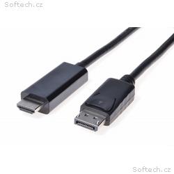 PremiumCord DisplayPort na HDMI kabel 3m M, M