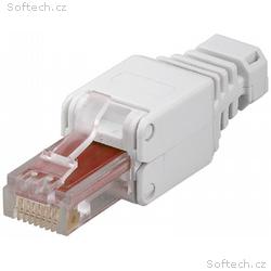 Premiumcord Konektor RJ45 8pinů Cat6 - montáž bez 