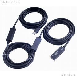 PremiumCord USB 3.0 repeater a prodlužovací kabel 