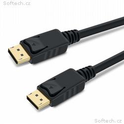 PremiumCord DisplayPort přípojný kabel M, M 2m