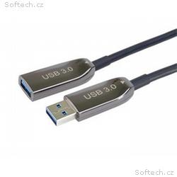 PremiumCord USB 3.0 prodlužovací optický AOC kabel