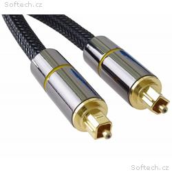 PremiumCord Optický audio kabel Toslink, OD:7mm, G