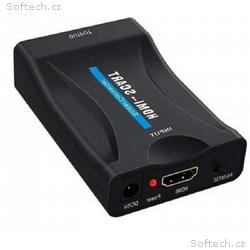 PremiumCord Převodník HDMI na SCART s napájecím zd