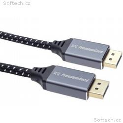PremiumCord DisplayPort 1.4 přípojný kabel, kovové