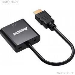 PremiumCord Převodník HDMI na VGA se zvukem 3,5mm 