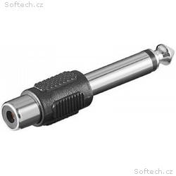 PremiumCord Adaptér 6,3mm Mono plug - 1xCINCH Male