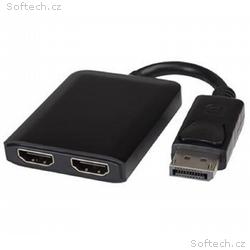 PremiumCord MST adaptér DisplayPort 1.2 - 2x HDMI,