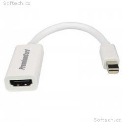 PremiumCord adaptér Mini DisplayPort - HDMI M, F