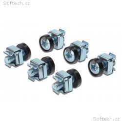 PremiumCord Sada montážní do racku, 50x šroub M6, 