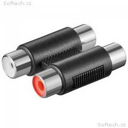 PremiumCord Redukce 2x cinch, RCA Female, Female