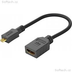 PremiumCord Flexi adaptér HDMI Typ A samice - micr