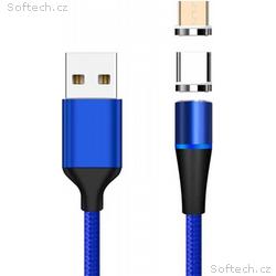 PremiumCord Magnetický micro USB a USB-C nabíjecí 