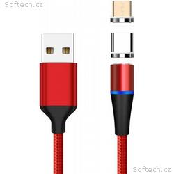 PremiumCord Magnetický micro USB a USB-C nabíjecí 