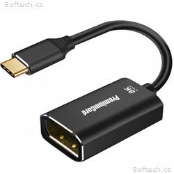 PremiumCord adaptér USB-C na DisplayPort DP1.4 8K@