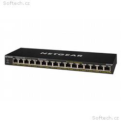 Netgear 16PT GE UNMANAGED SWCH W, POE, POE+