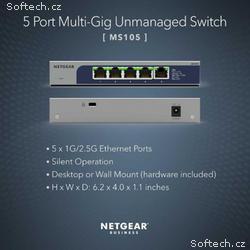 Netgear5-Port Multi-Gigabit (2.5G) Ethernet Unmana