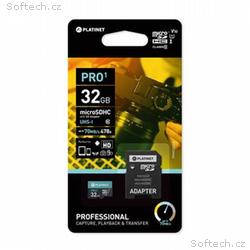 PLATINET microSDHC SECURE DIGITAL + ADAPTER SD 32G