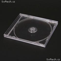 PLATINET OBAL JEWEL CASE 1 CD OMEGA CLEAR 40730