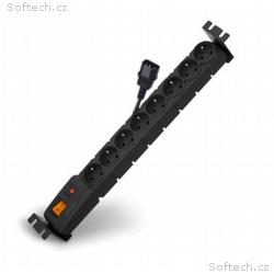DATACOM ACAR 19" Rozvodný panel 8x230V 1,5U CZ 3m 