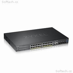 Zyxel GS2220-28HP, EU region, 24-port GbE L2 PoE S