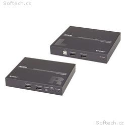 ATEN USB DisplayPort Dual View HDBaseT™ 2.0 KVM Ex