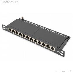 DIGITUS CAT 6A, propojovací panel třídy EA, stíněn