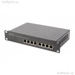 DIGITUS 10 palcový 8 portový gigabitový Ethernet P