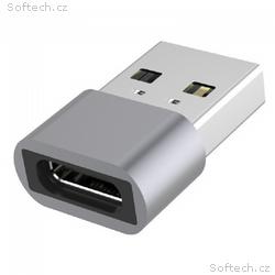 PremiumCord Aluminium USB C female - USB2.0 A Male