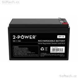 2-Power 2P7-12 12V 7Ah VRLA Baterie F2 ( Faston 25