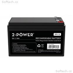 2-Power 2P9-12 12V 9Ah VRLA Baterie F2 ( FASTON 25