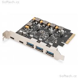 Digitus USB 3.1 přídavná karta PCI Express 2x USB-