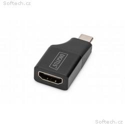 DIGITUS Adaptér USB-Type-C, USB-C na HDMI typu A, 