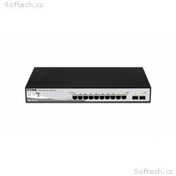 D-Link DGS-1210-10 L2, L3 Smart+ Switch, 8x GbE, 2