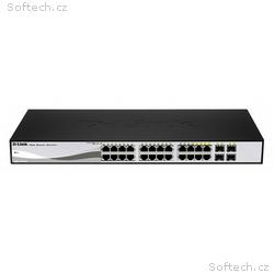 D-Link DGS-1210-24P Smart PoE switch, 24x GbE PoE+