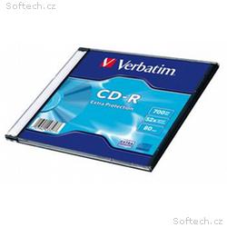 VERBATIM CD-R 700MB, 52x, slim case 200 ks