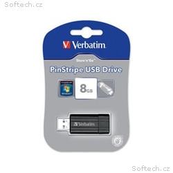 VERBATIM Store "n" Go PinStripe 8GB USB 2.0 černá