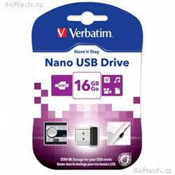 VERBATIM Store "n" Stay NANO 16GB USB 2.0 černá