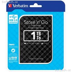 VERBATIM Store´n´ Go 2,5" GEN2 1TB USB 3.0 černý