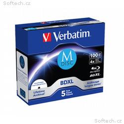 VERBATIM M-DISC BD-R XL 100GB, 4x, printable, jewe