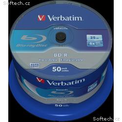 VERBATIM BD-R SL DataLife 25GB, 6x, spindle 50 ks