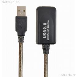 GEMBIRD CABLEXPERT Kabel USB 2.0 aktivní prodlužka