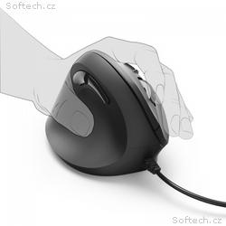 Hama vertikální, ergonomická kabelová myš pro levá