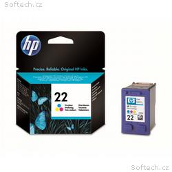 HP Ink Cartridge 22, Color, 165 stran